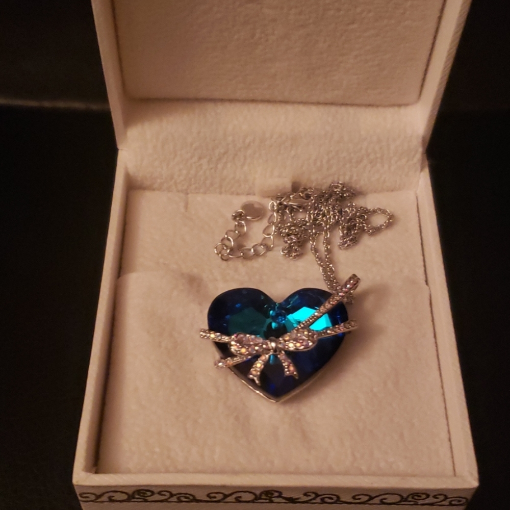 Heart Necklace "Love you forever"